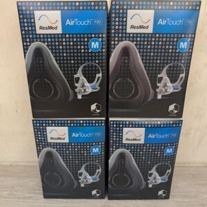 Lot Of 4 ResMed 63001 AirTouch F20  With Cushion, Frame, and Head Gear (Medium)